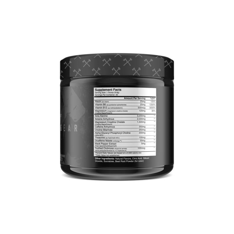 AXE & SLEDGE SEVENTH GEAR EXTREME PRE WORKOUT SUPPLEMENTS FACTS