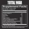 REDCON TOTAL WAR PRE WORKOUT SERVINGS MULTIPLE FLAVORS SUPPLEMENTS FACTS